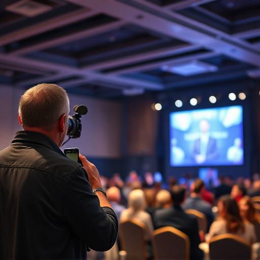 Filming a live conference event